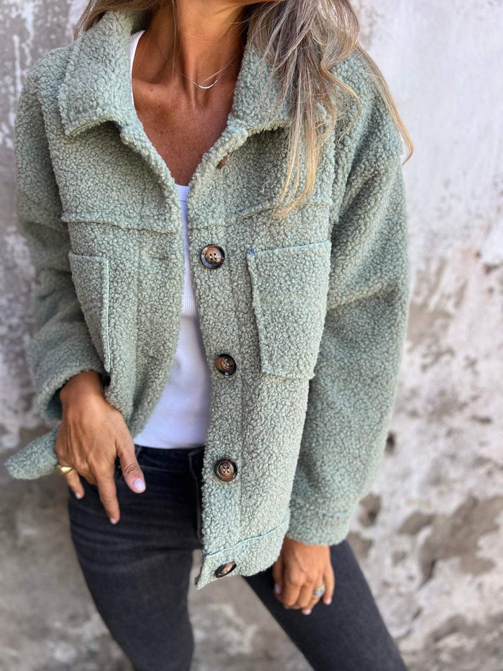 Alice | Cozy Buttoned Jacket