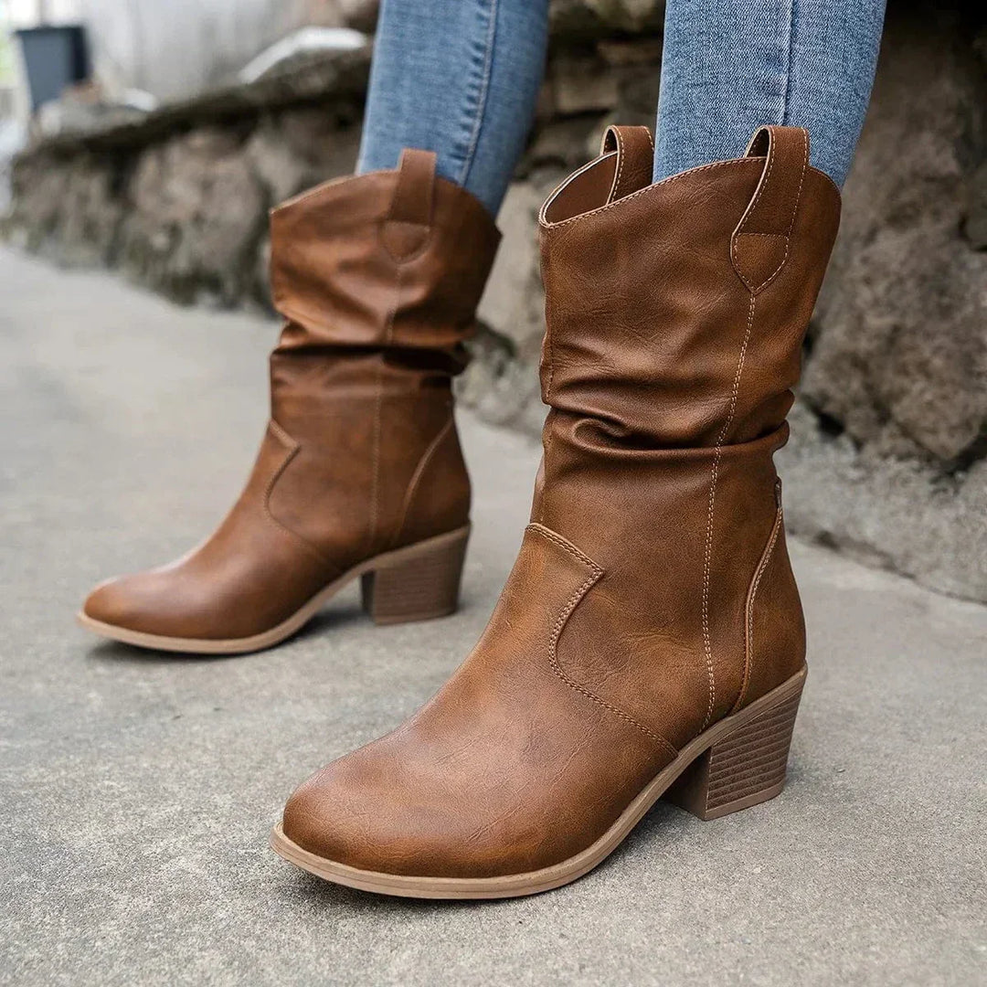 Theodosia - Leather Boots