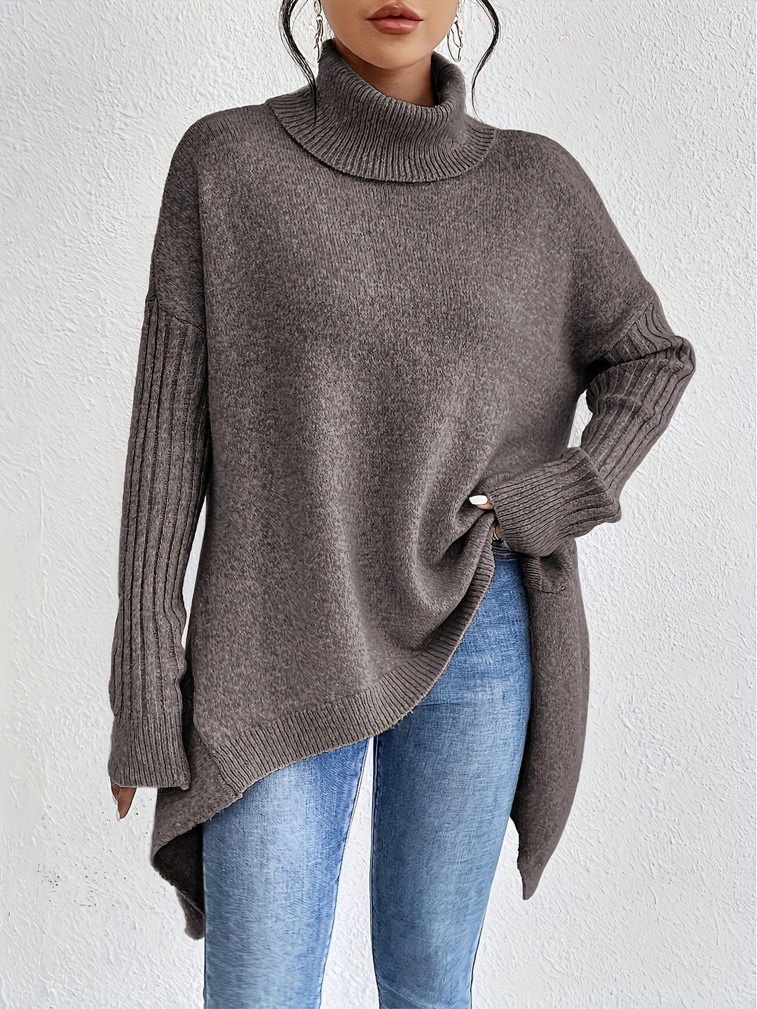 Laila | Oversized Polo Sweater
