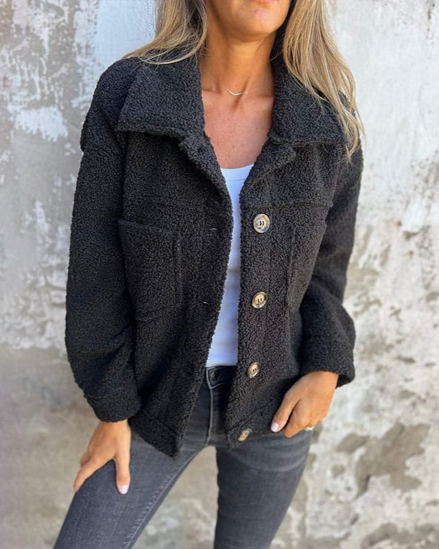 Alice | Cozy Buttoned Jacket