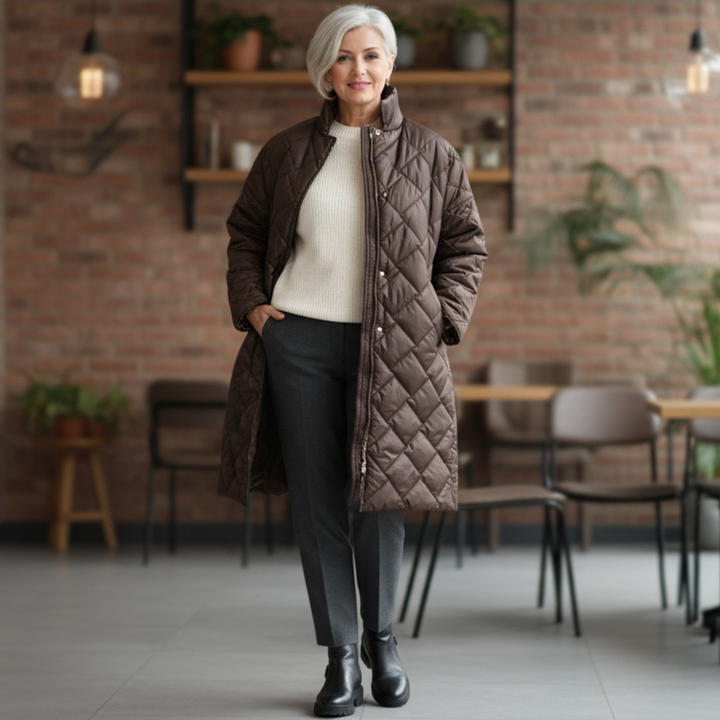 Evelyn | Timeless Reversible Quilted Coat