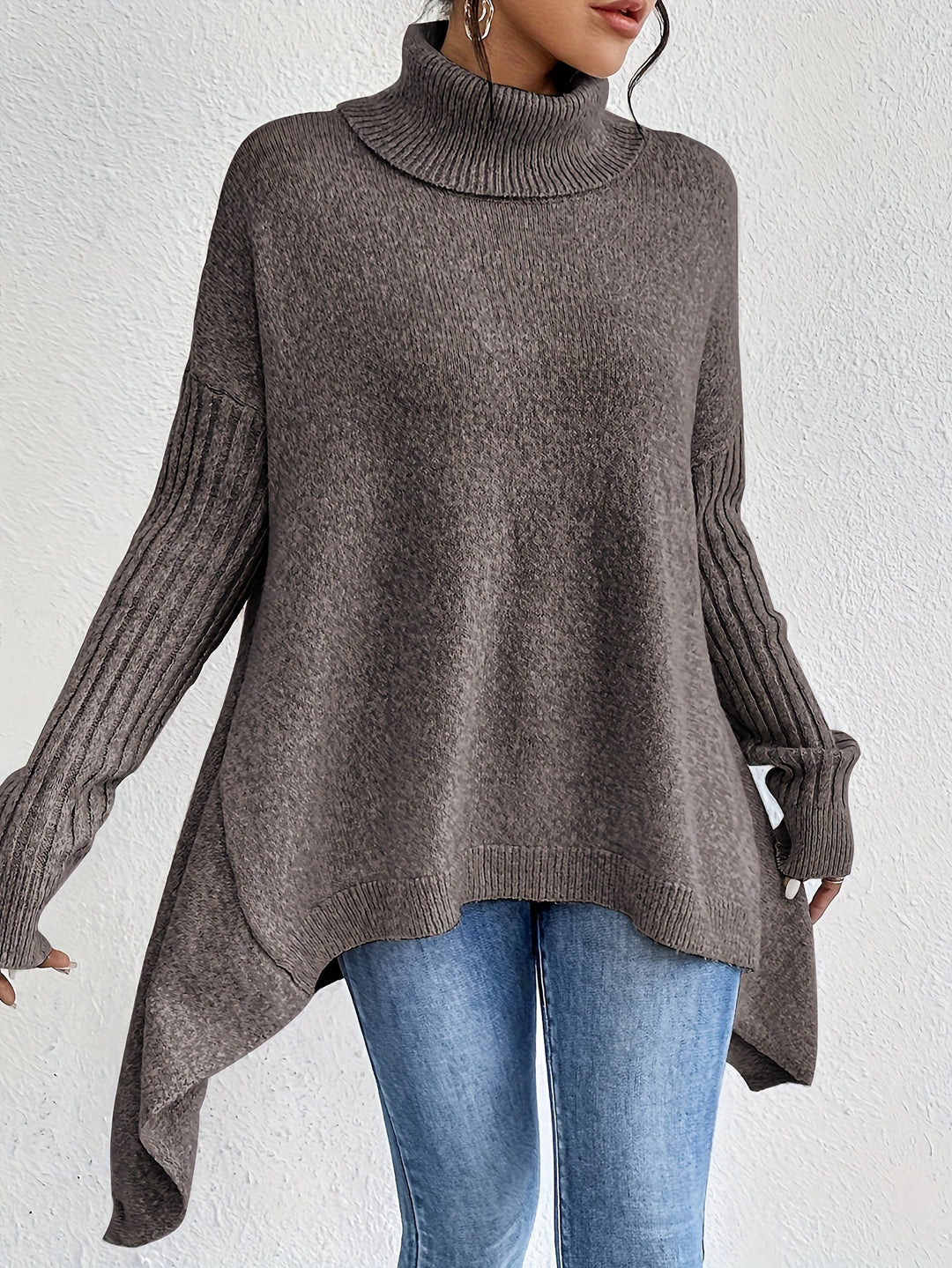 Laila | Oversized Polo Sweater
