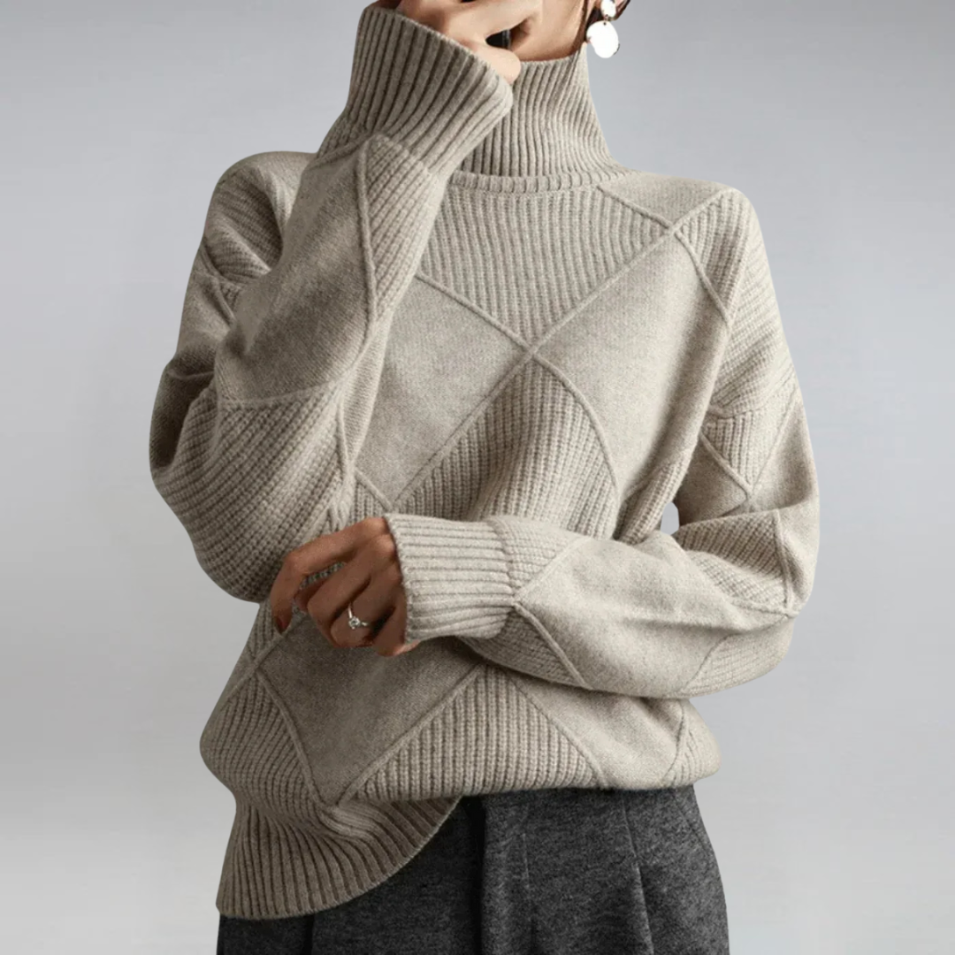 Lauren | Luxe Cashmere Turtleneck Sweater