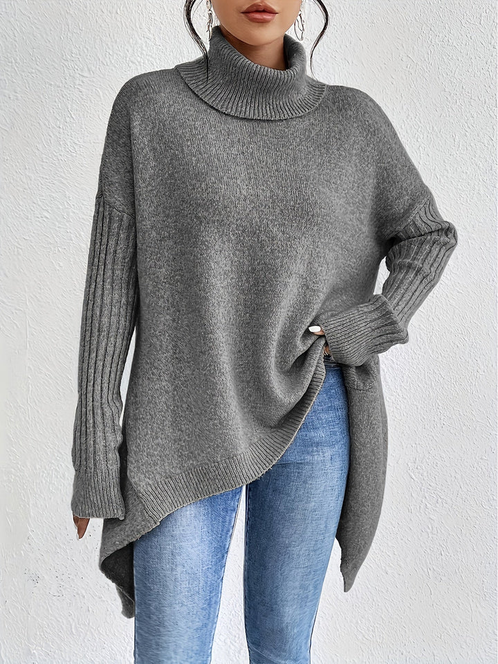 Laila | Oversized Polo Sweater