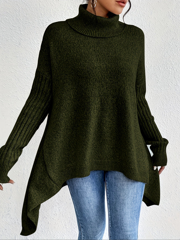 Laila | Oversized Polo Sweater