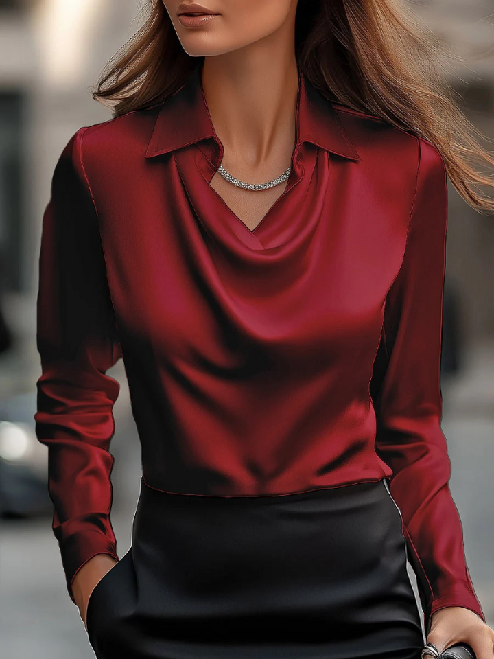 Melo | Luxury Satin Blouse
