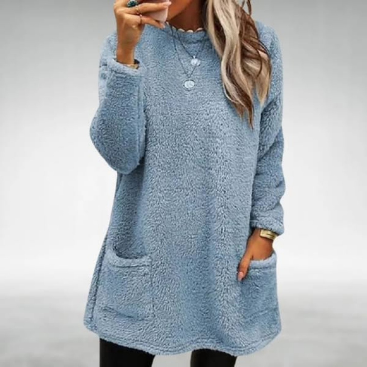 Nora | Fleece Sweater with Pockets