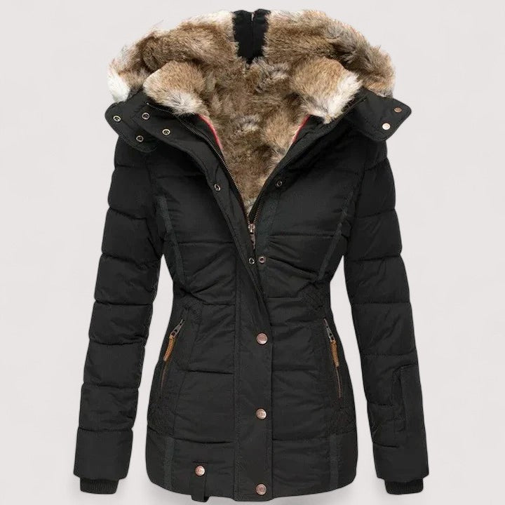 Marylin | Warm Winter Coat with Fur Lining