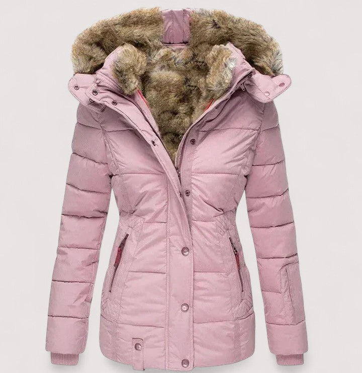 Marylin | Warm Winter Coat with Fur Lining