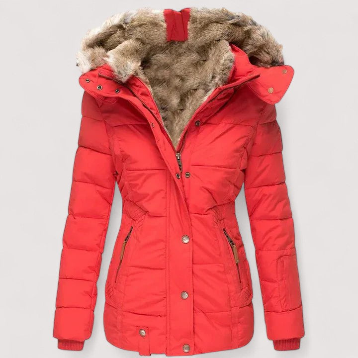 Marylin | Warm Winter Coat with Fur Lining