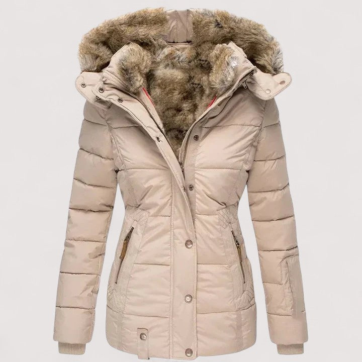 Marylin | Warm Winter Coat with Fur Lining