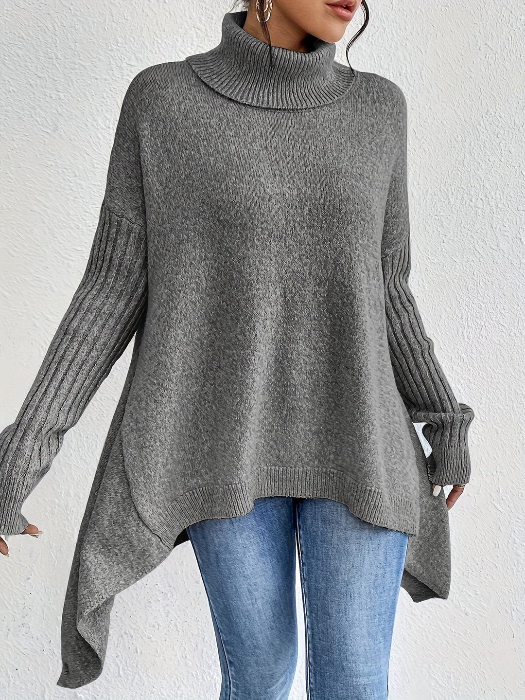Laila | Oversized Polo Sweater