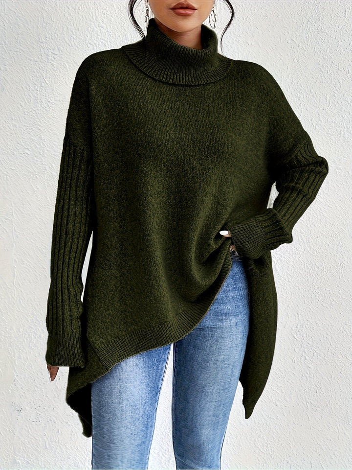 Laila | Oversized Polo Sweater